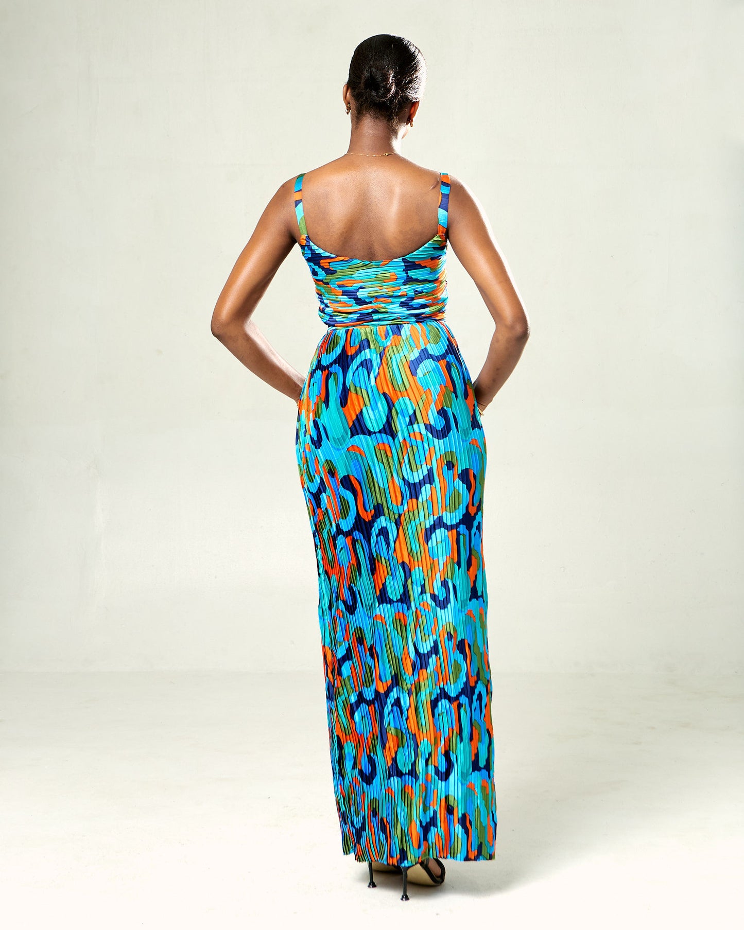 ORANGE & BLUE CAMOUFLAGE